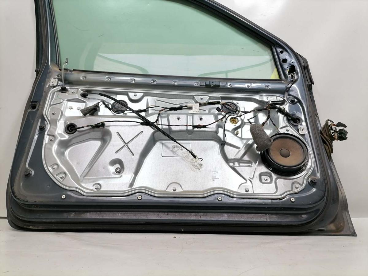 VW Polo 9N3 original T&uuml;r vorn links LC7V Anthrazitblau 3-T&uuml;rer Rohbau Bj.2009